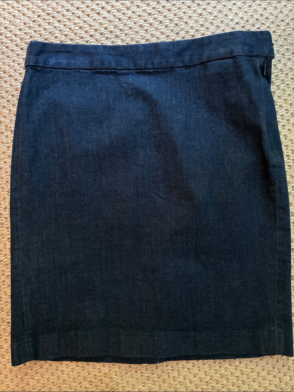 Tommy Hilfiger Navy Denim Pencil Skirt